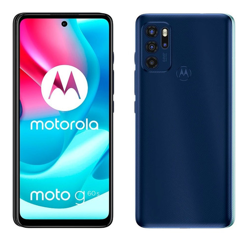 Imagen 1 de 4 de Celular Liberado Motorola G60s 6gb 128gb Azul Gtia Oficial P