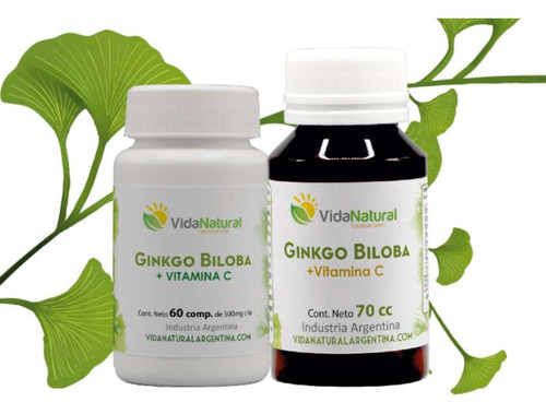 Ginkgo Biloba Comprimidos Memoria Varices Depresión Visión