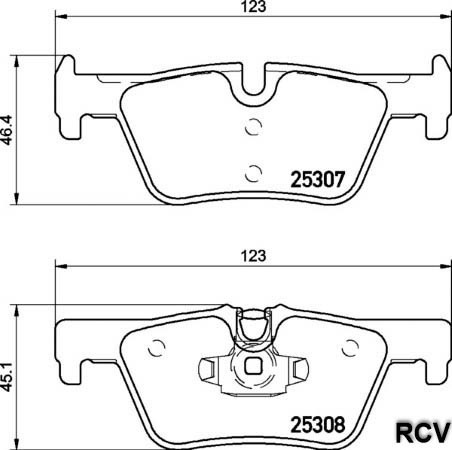 Balatas Disco  Trasera Para Bmw 118i   2012