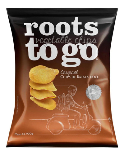 6x Chips De Batata-doce Roots To Go 100g