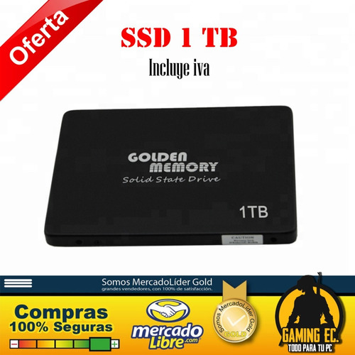 Disco Sólido Ssd Golden 1tb 1000gb Disco Duro Inc Iva Nuevos