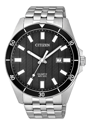 Reloj Hombre Citizen Bi5050-54e Cuarzo Acero Dial Negro