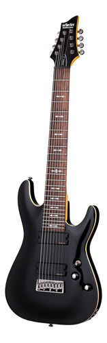 Schecter Omen-8 Guitarra Electrica Cuerda Color Negro Blk