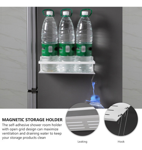 Estante De Refrigerador Magnético De Una Sola Capa