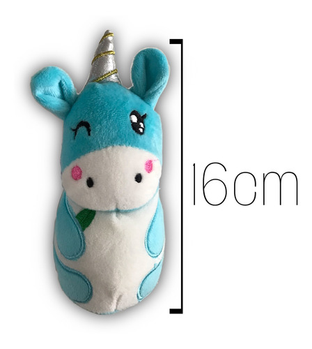 Imagem 2 de 4 de Brinquedo De Cachorro Pelúcia Fofinha Unicórnio Jambo Pet