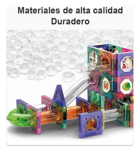 Juguete Bloques Magnéticos De Construcción 73 Pzs
