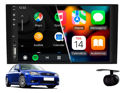 Central Multimidia Mp5 Android Auto Ford Mondeo 2004 2005