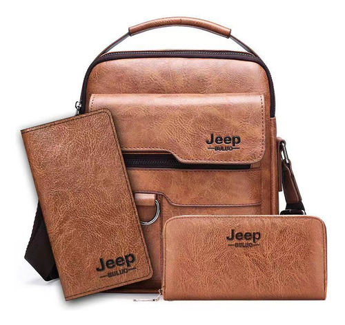 Jeep Hombre Bolso De Piel Bolso Bandolera