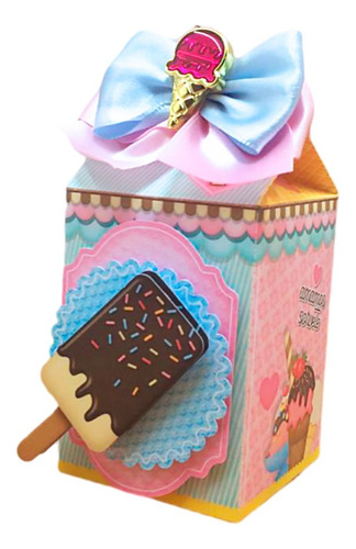 Cajitas Golosineras Milkbox Helado V4