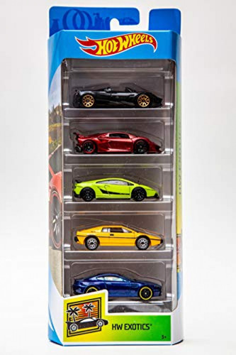 Hot Wheels 2019 Hw Exotics Paquete De 5 (pagani Huayra Roads