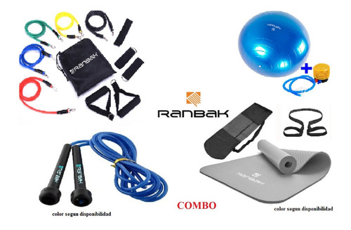 Kit2 Mat Nbr+soga+banda Tension+pelota Esferod. Envio+cuotas