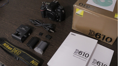 Imagen 2 de 10 de Nikon D610 Usada Body Impecable En Caja Original