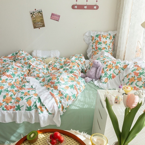 Juego Sabanas Ropa De Cama+funda De Plumon 2 Plazas Hsjjhb10