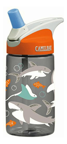 Camelbak 53860 Kids Eddy Water Bottle, 0.4 L, Sharks