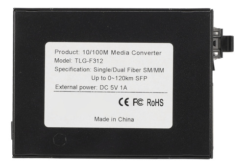 Transceptor Ethernet De Fibra 100m Sfp A Rj45 Multifuncional