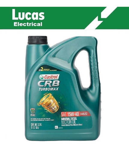 Aceite/lubricante Castrol Mineral Crb 15w40 Diesel 3,78l