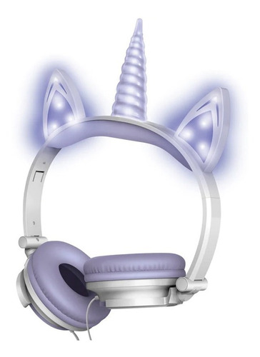 Audifonos De Unicornio Led Light Up