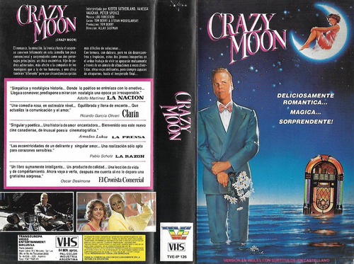 Crazy Moon Vhs Kiefer Sutherland Vanessa Vaughan