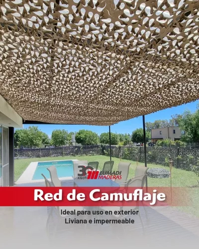 Media Sombra / Red De Camuflaje - Sombraflex-blanco 15 M²)