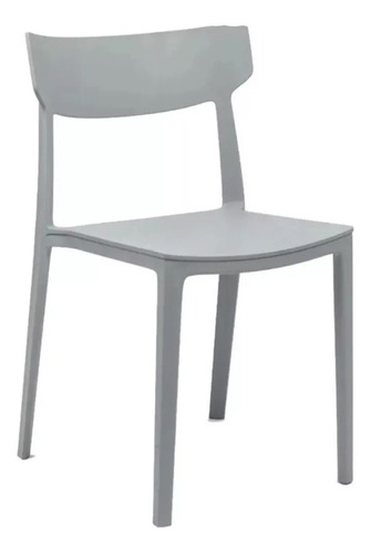 Silla Rio Apilable Apta Exterior Gris Perla