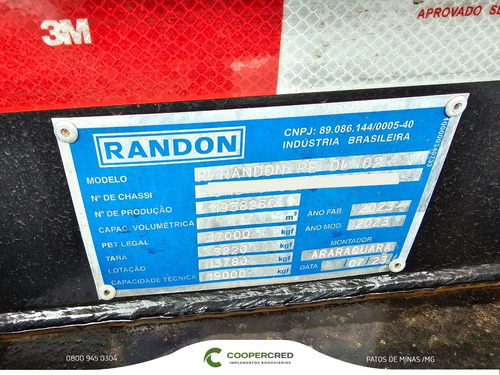 Rodocaçamba Randon Basculante 9 Eixos Com Pneus Lona Fácil
