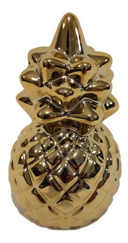 Adorno De Anana Figura Decorativa Fruta Grande - Sheshu Home Color Oro