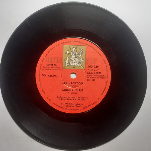 Vinilo Simple - Lee Jackson (besame Mucho) (Usado)