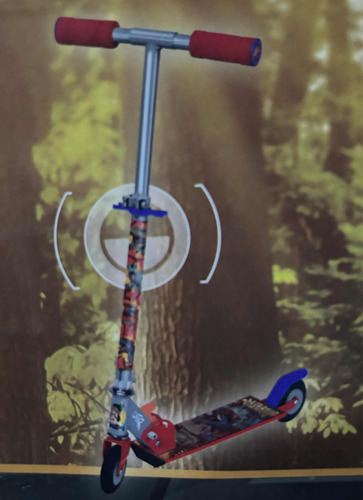 Scooter Apache Jurassic World Plegable Con Altura Ajustable