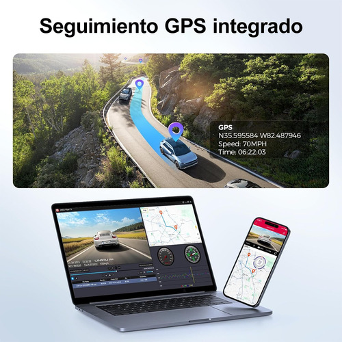 Dashcam Hp 2160p 150° 0.96' 4k Wifi6 Visión Noctur G-sensor