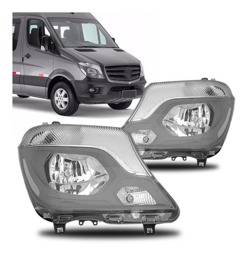 Par Farol Sprinter 16 2017 2018 Elétrico Com Motor Promoção