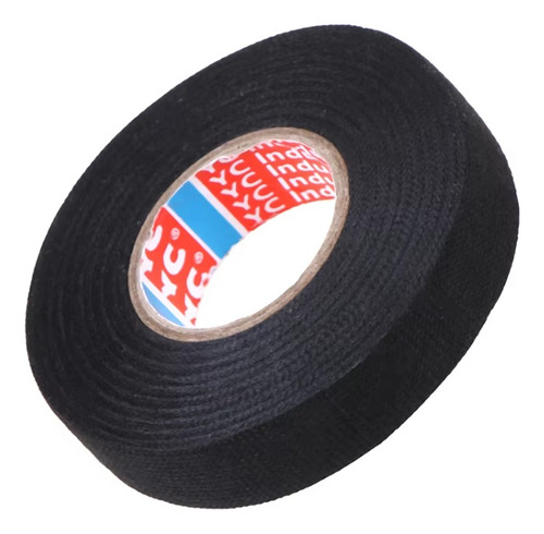 Cinta Tela Adhesiva Automotriz Cables Auto 10 Metros 19mm