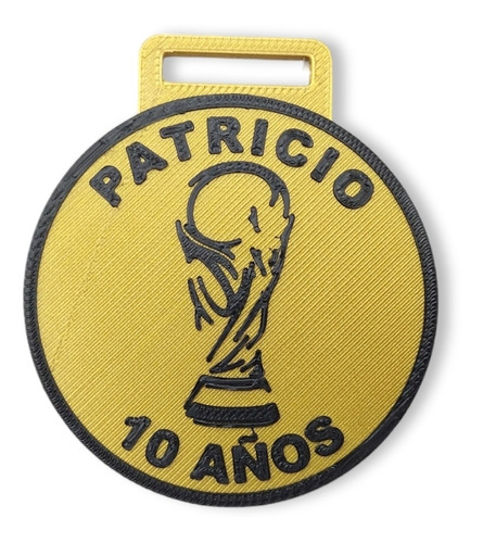 Medalla Copa Del Mundo Fifa Personalizada Trofeo X130