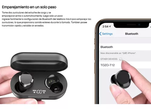 Tozo T12 Auriculares Bluetooth Premium De Alta Fidelidad