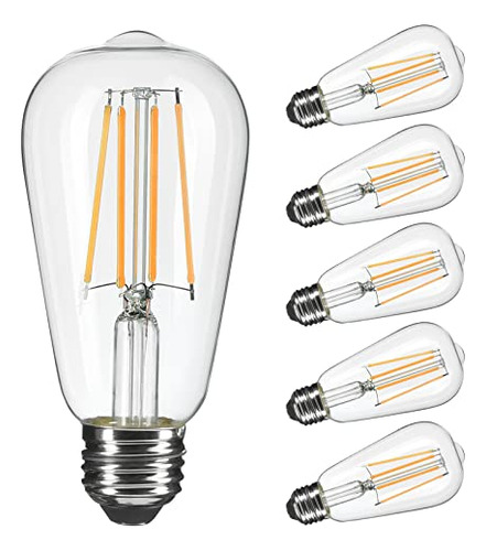 Bombillas Led Edison Vintage De Lightique, Equivalentes A 60