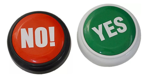 Botón De Juguete, 2 Unidades, Botón «sí, No, Sonido»