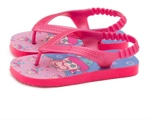Imagen 3 de 7 de Ojotas Unicornio Nena Niña Infantil Artentino Tira Talón