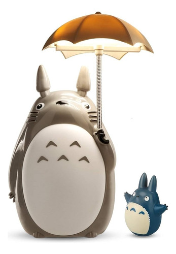 ~? Batvox Totoro Paraguas Led Luz De Noche Personaje Del Niñ