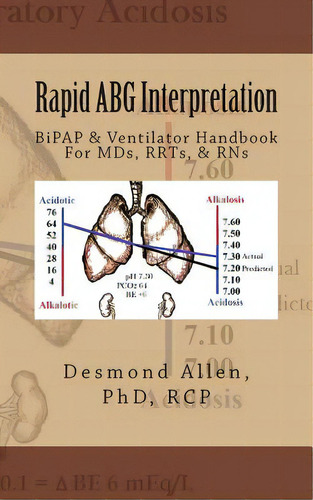 Rapid Abg Interpretation: Bipap & Ventilator Handbook For Mds, Rrts, & Rns, De Allen Phd, Desmond Paul. Editorial Createspace, Tapa Blanda En Inglés