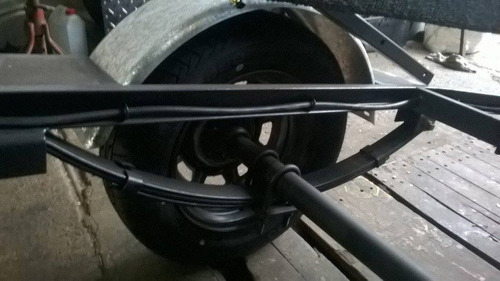 Eje Trailers Kit 1000kg Reales Con Eje