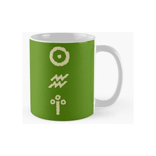 Taza Runas De Té Calidad Premium