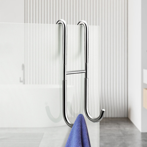 Ganchos Para Toallas De Puerta De Ducha Para Baños De Doble
