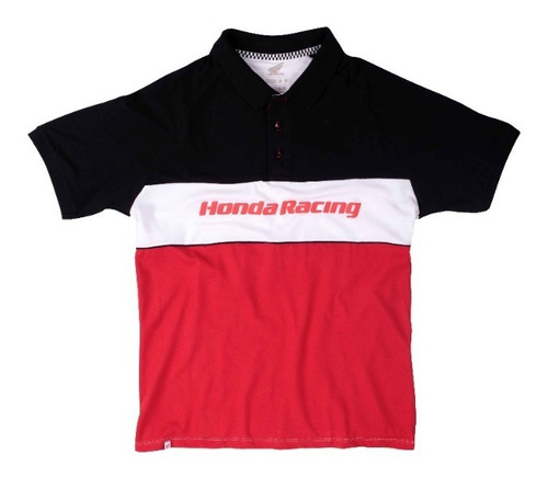 Imagem 1 de 4 de Camisa Pólo Masculina Moto Honda - Racing - Produto Oficial