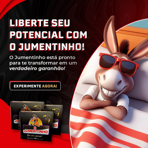 Jumentinho Original Novo No Estoque 120 Caps - Envio Rápido