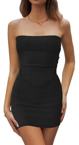 Minivestido Sexy Tipo Corpiño Para Mujer [u]