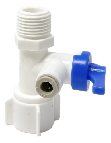 Llave De Paso Plastica T 1/2 -1/2-1/4  Dispenser/osmosis