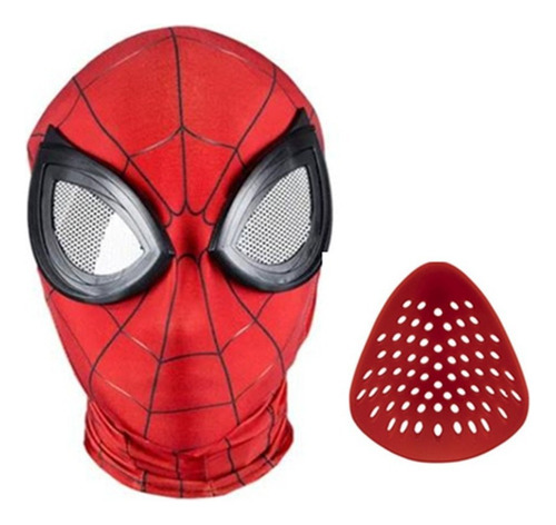 Máscara De Spider-man Boca Faceshell Accesorio De Halloween