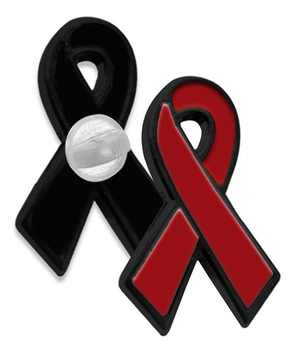Pin Laço Luta Conta Aids Campanha Dezembro Vermelho C/30 Pçs