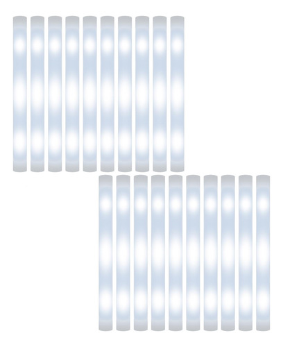 Barras Luminosas Led, Barras De Espuma Iluminadas 20 Piezas