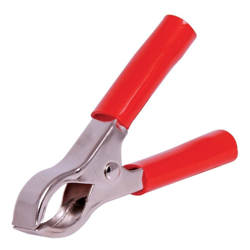 Clip Pinza Cocodrilo 50a Color Rojo Ideal Batería Moto