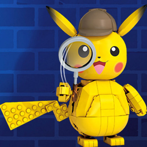 Mega Construx: Set De Bloques Detective Pikachu 271 Pikachu (Usado)